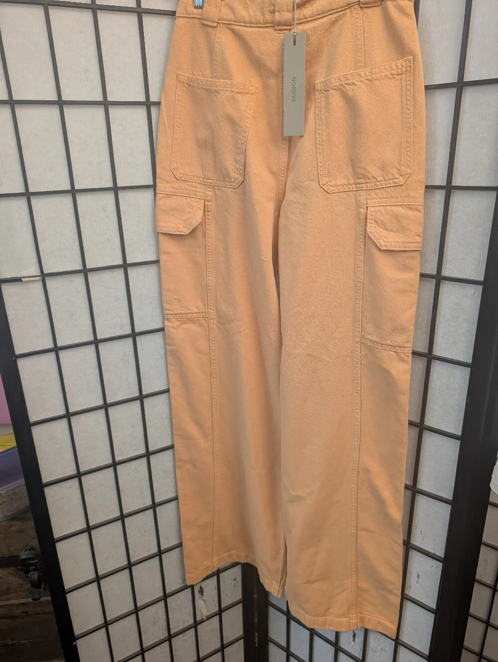 Free people Hudson orange 🧡 jeans Popsicle NWT